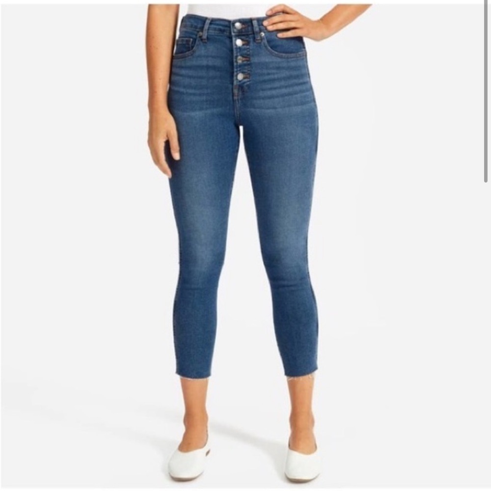 Everlane high rise vintage Jean button fly - Picture 5 of 10
